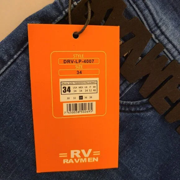 RAVMEN BLACK LABEL SKINNY FIT JEANS - 34/32 - Picture 11 of 11